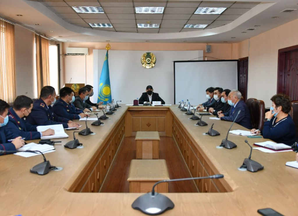 Установка электронной очереди в Управлении административной полиции Западно-Казахстанской области