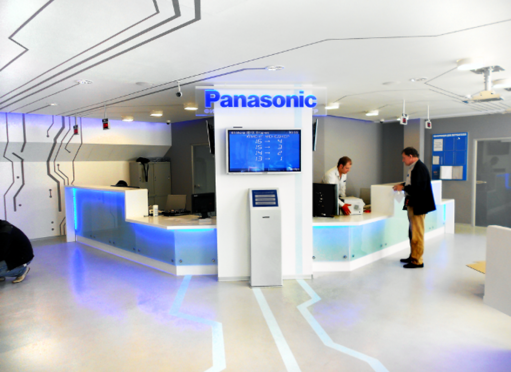 Сервисный центр компании Panasonic оснащён системой управления очередью