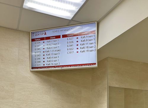 Информационные табло NEURONIQ на основе LCD-панелей.