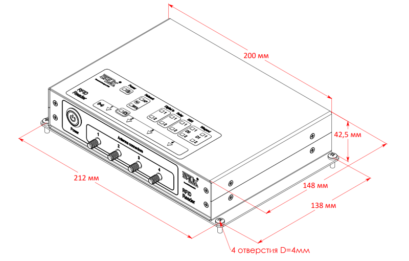 RFID-считыватель SAUK E4 Base+